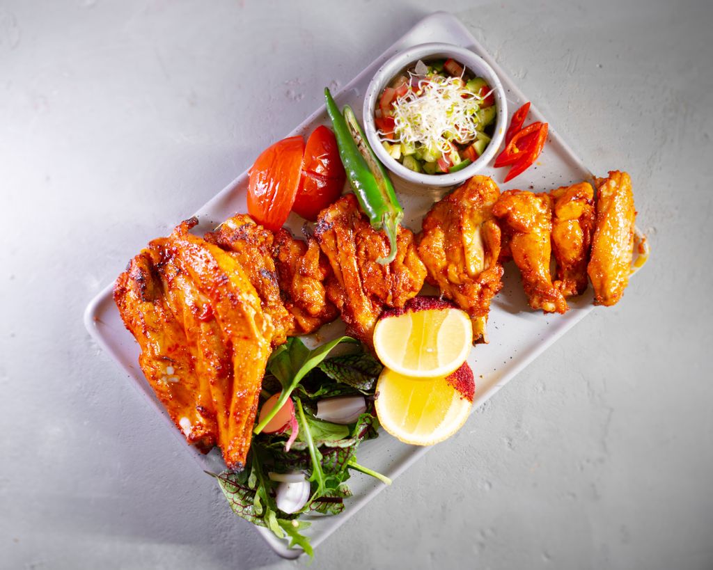 جوجه با استخوان تندوری