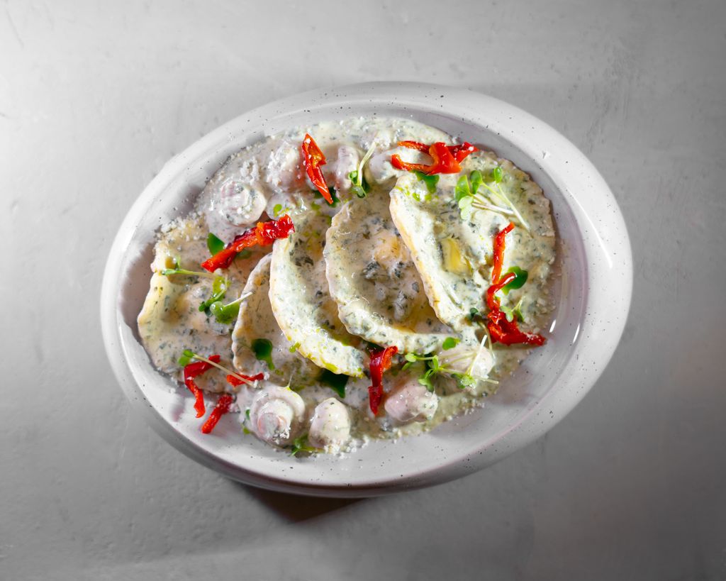 راویولی بیف اسپیناچ