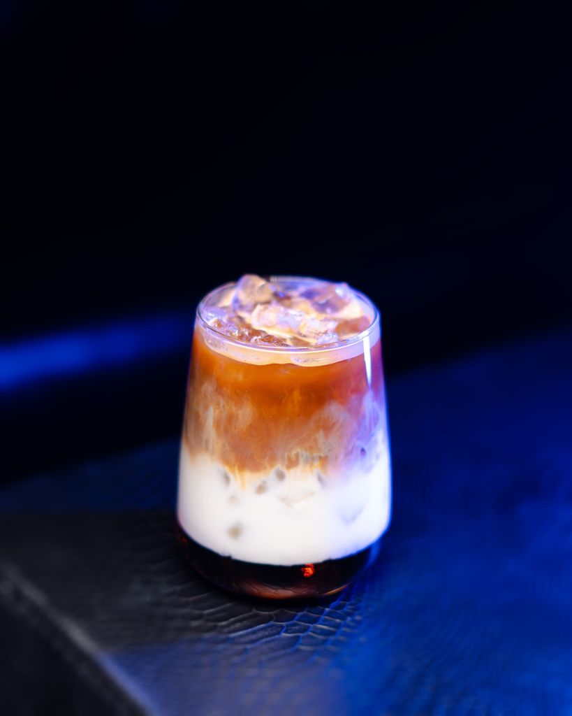 آیس لاته ماکیاتو کارامل